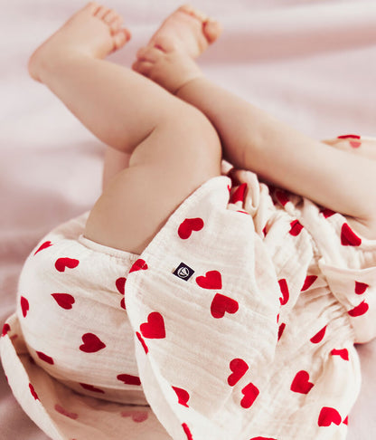 Robe bébé en coton avec son bloomer
