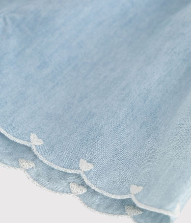 Short bébé en chambray