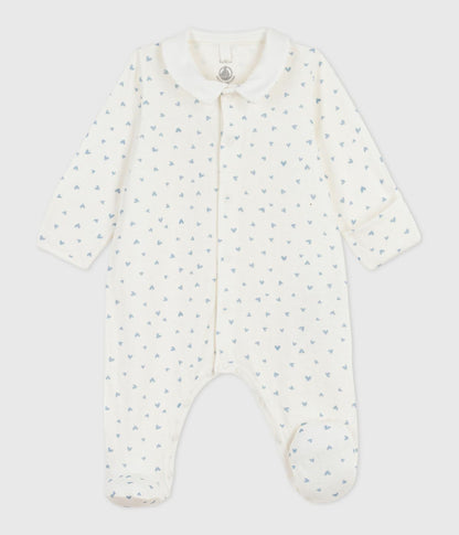 Pyjama bébé en tubique à col