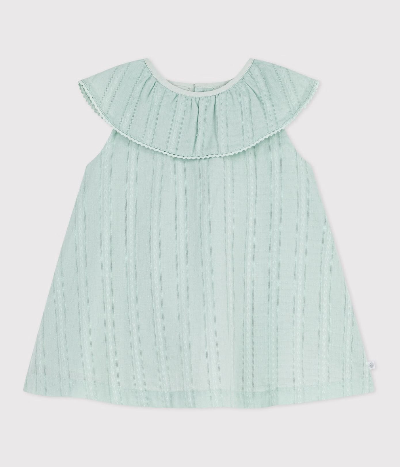 Robe bébé en coton sans manches