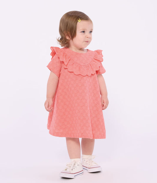 Robe en broderie anglaise