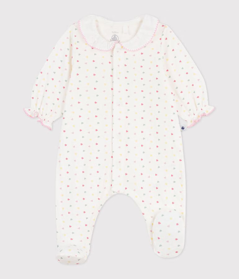 Pyjama bébé en tubique à col