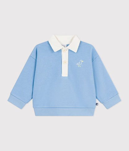 Sweatshirt bébé en coton à motif