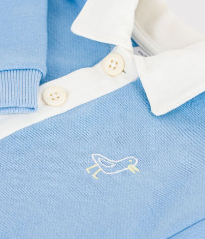 Sweatshirt bébé en coton à motif