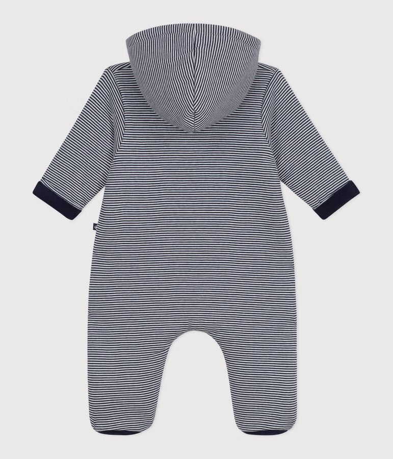 Combinaison ouatinée bébé à capuche et pieds