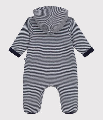 Combinaison ouatinée bébé à capuche et pieds