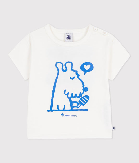 T-shirt manches courtes motif chien