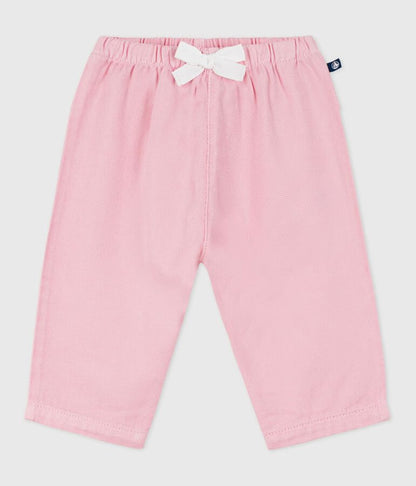 Pantalon en coton uni