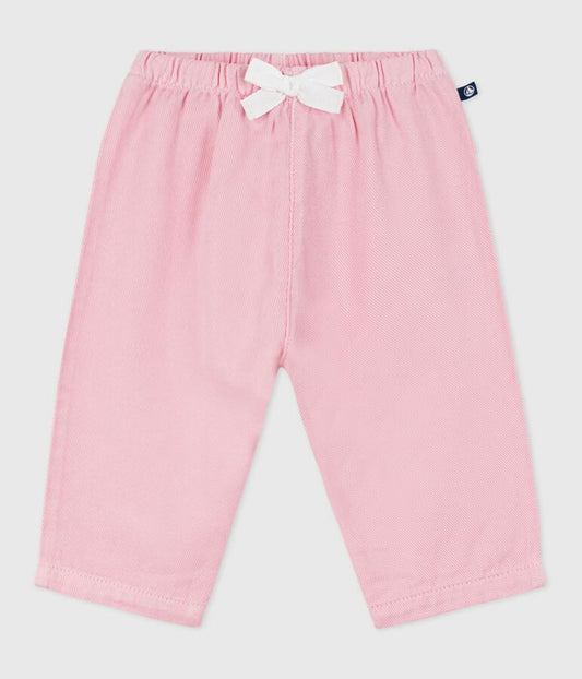 Pantalon en coton uni