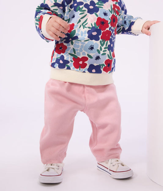 Pantalon en coton uni