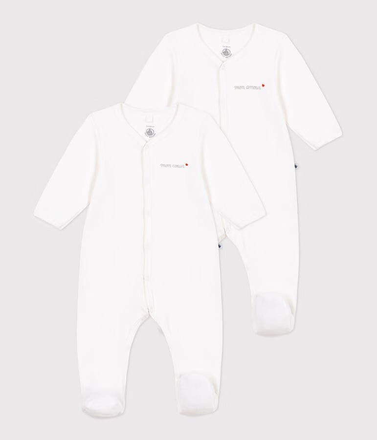 Lot de pyjamas bébé en velours