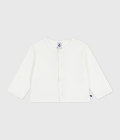 Cardigan en coton uni - Petit Bateau