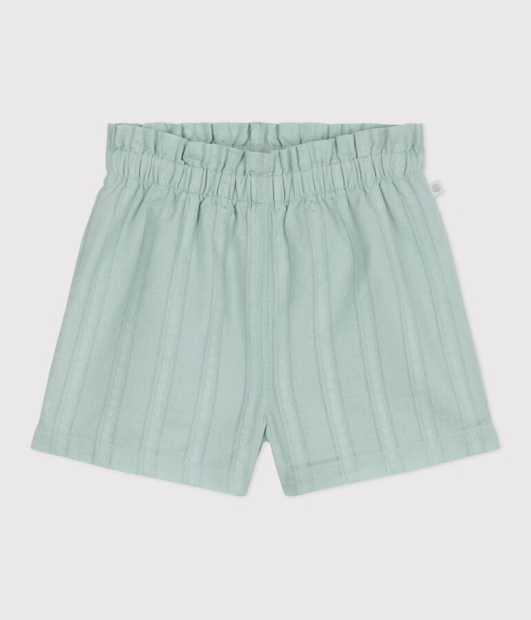 Short bébé en coton