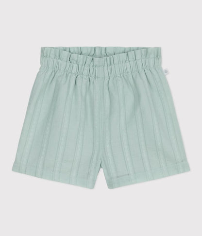 Short bébé en coton