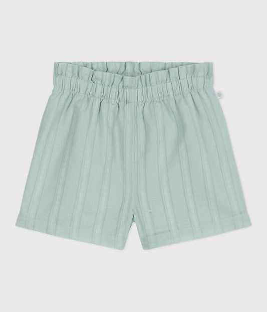 Short bébé en coton