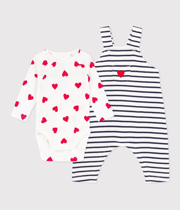 Ensemble salopette iconique et body