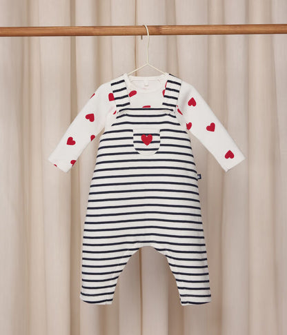 Ensemble salopette iconique et body