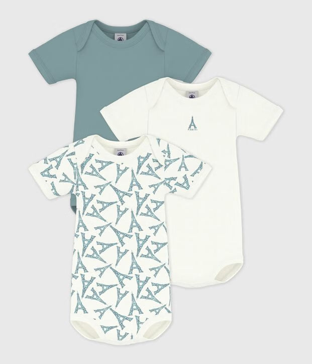 Lot de 3 bodies US manches courtes