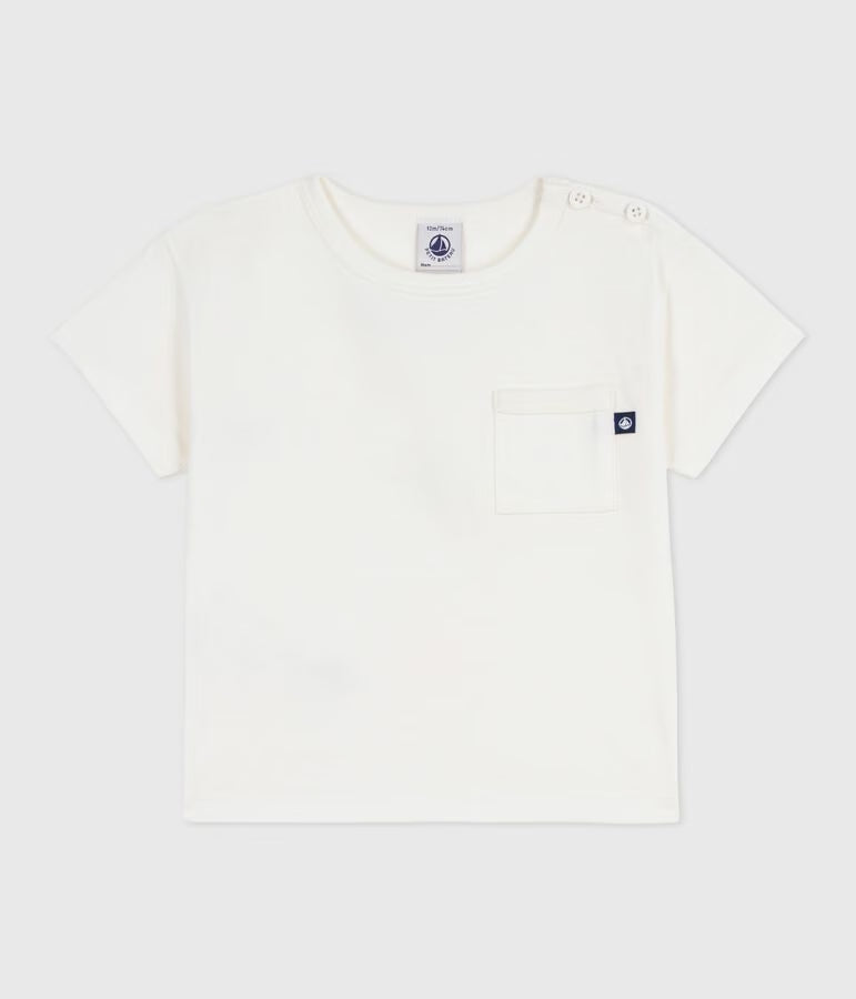 Tee-shirt bébé en coton manches courtes