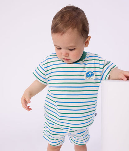 Tee-shirt bébé en coton manches courtes