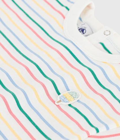 Tee-shirt bébé en coton manches courtes