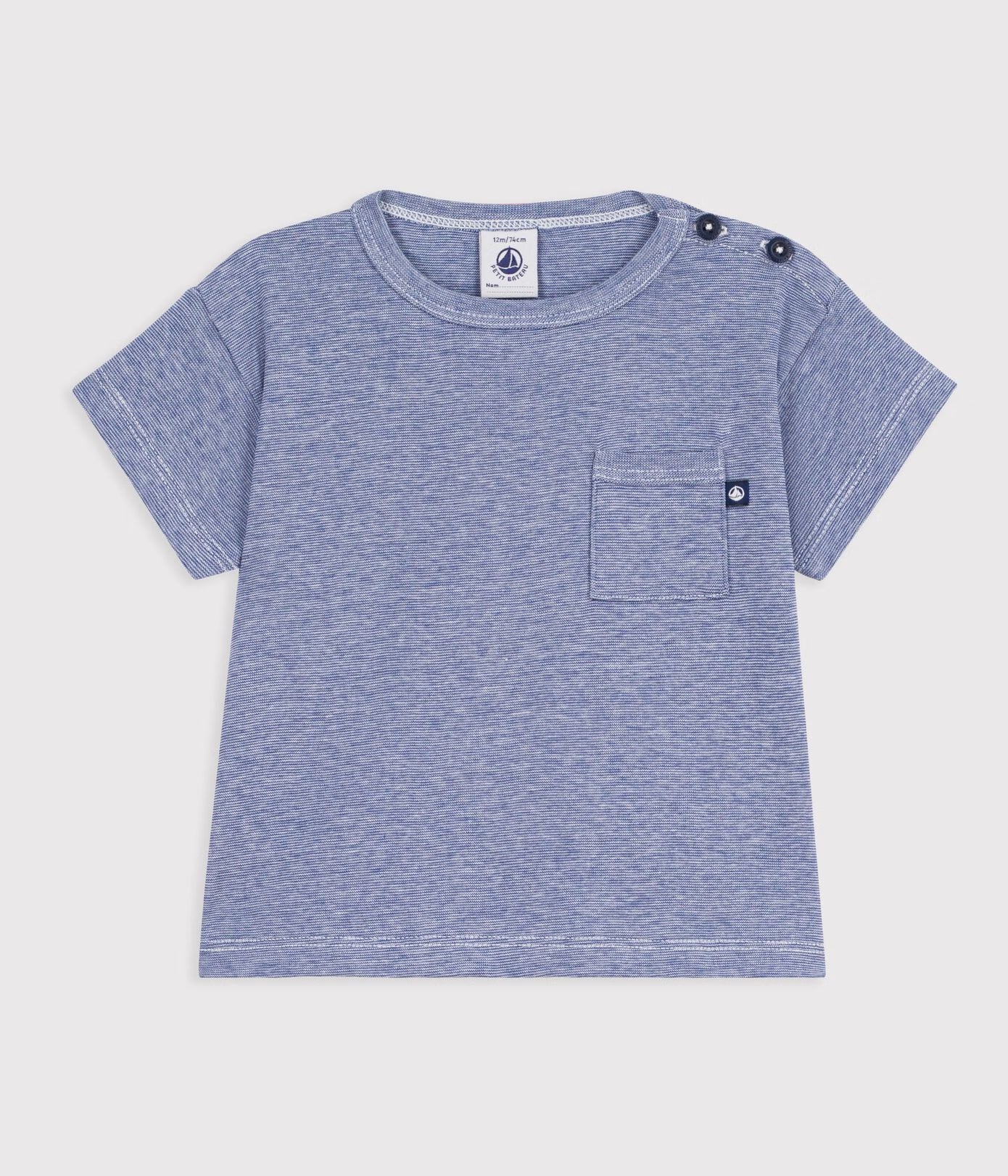 Tee-shirt bébé en coton manches courtes