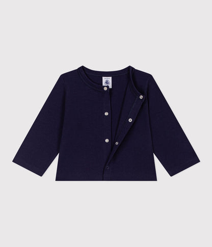Cardigan en coton uni - Petit Bateau