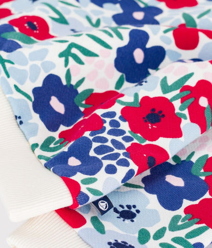 Sweatshirt bébé en coton à motif