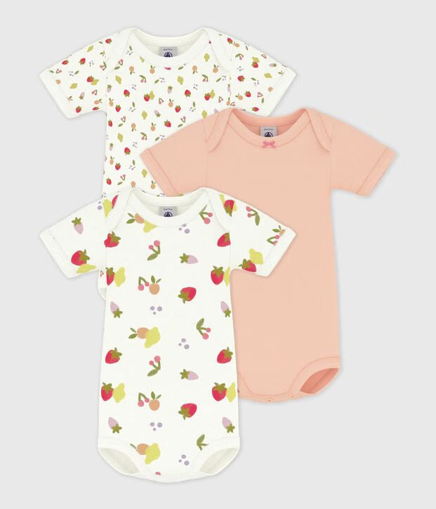 Lot de 3 bodies US manches courtes