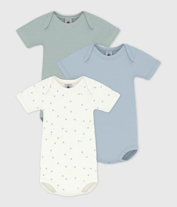 Lot de 3 bodies US manches courtes