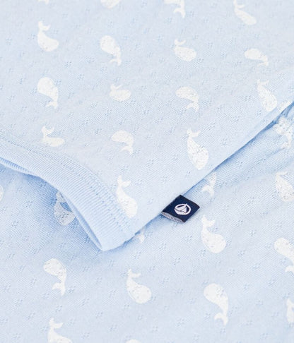 Ensemble long 2 pièces bébé en coton, imprimé fleurs