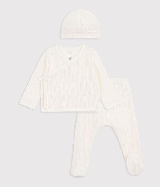 Ensemble long 3 pièces et son bonnet