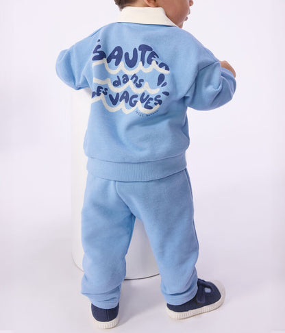 Pantalon de jogging bébé en coton uni