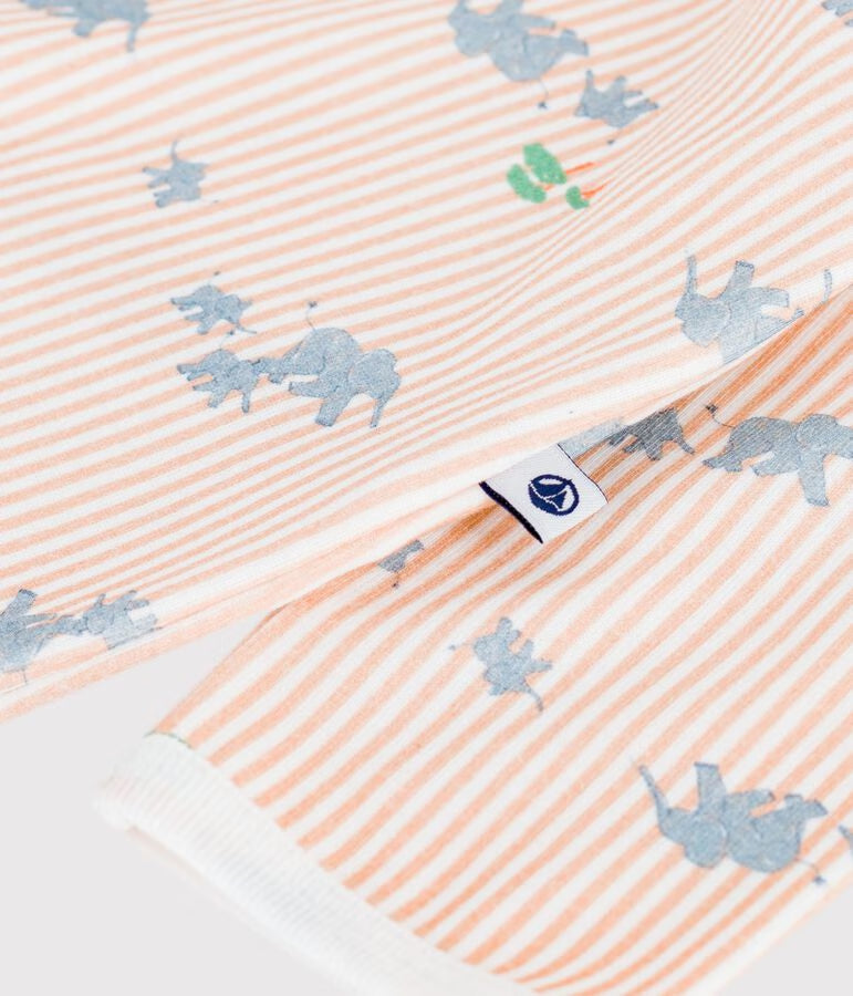 Pyjama bébé en coton imprimé