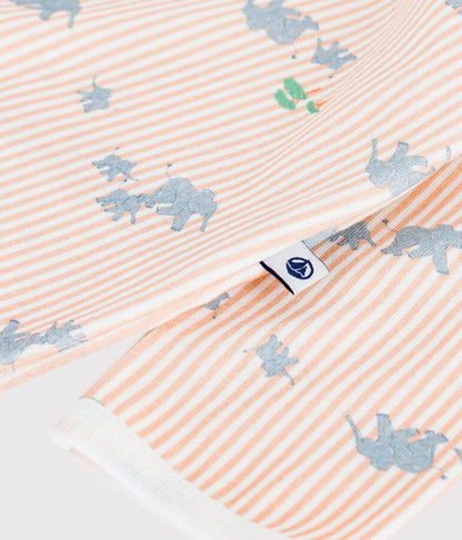 Pyjama bébé en coton imprimé