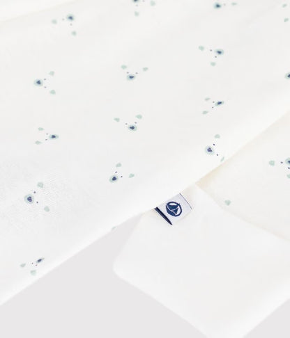 Pyjama zippé bébé en coton à col