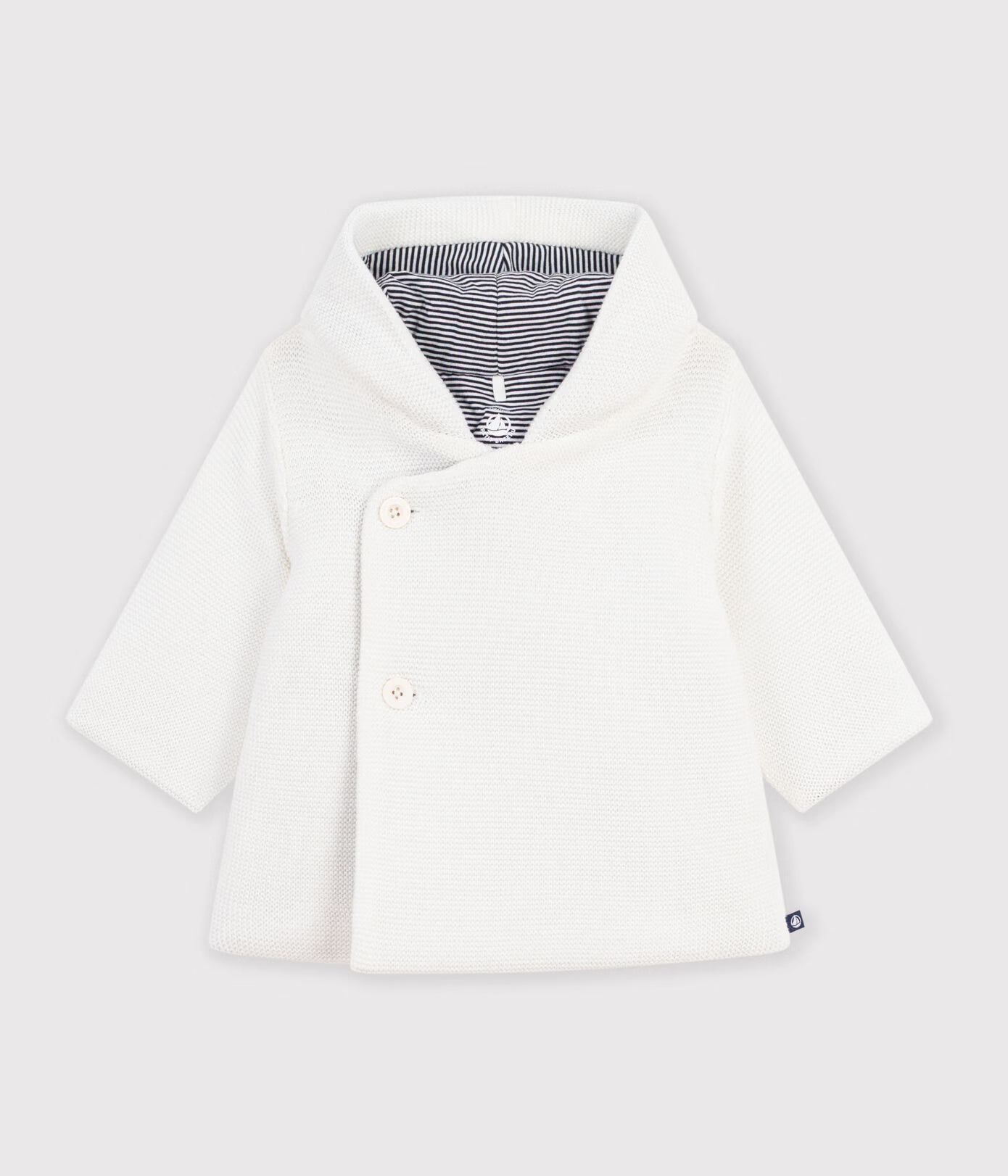 Veste bébé ouatinée en tricot
