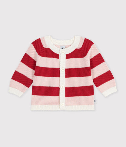 Cardigan laine et coton