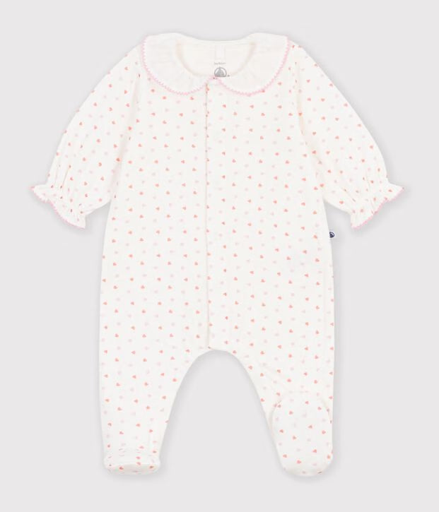 Pyjama en tubique avec col