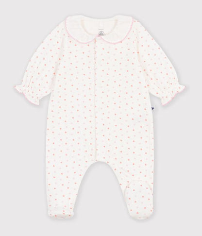 Pyjama en tubique avec col
