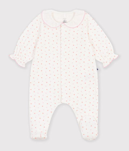 Pyjama en tubique avec col