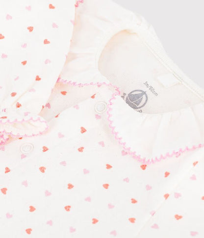 Pyjama en tubique avec col