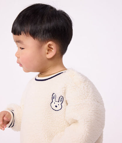 Sweatshirt en sherpa