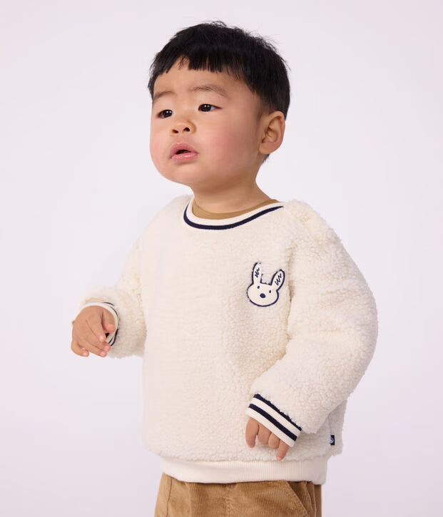 Sweatshirt en sherpa