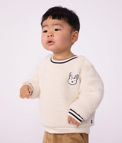 Sweatshirt en sherpa