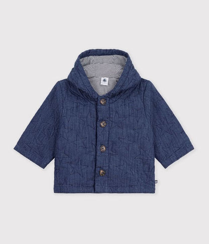Veste e denim matelassée