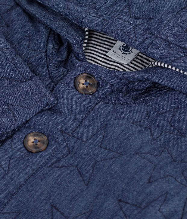 Veste e denim matelassée
