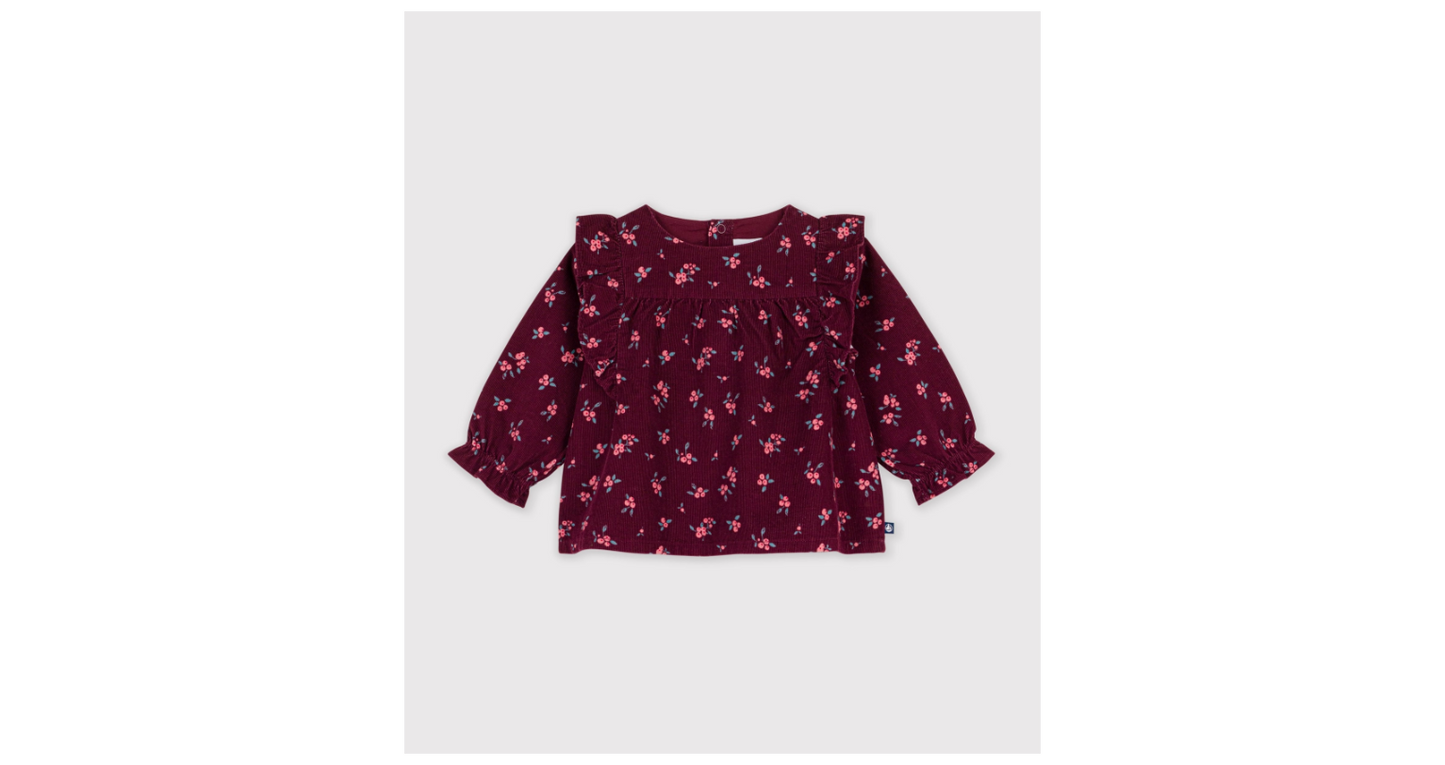 Blouse bébé à manches longues