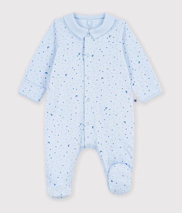 Pyjama en tubique avec col