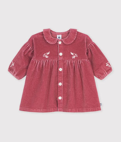 Robe en velours - manches longues